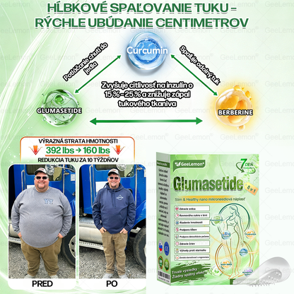 🌠| 🎁 𝐆𝐞𝑒𝐿𝑒𝐦𝐨𝐧® Glumasetide 8 v 1 Nano mikrotŕňový náplasť – Len raz denne ✅ Viditeľné zmeny za 7 dní na obezitu, ochabnutú pokožku a zdravie