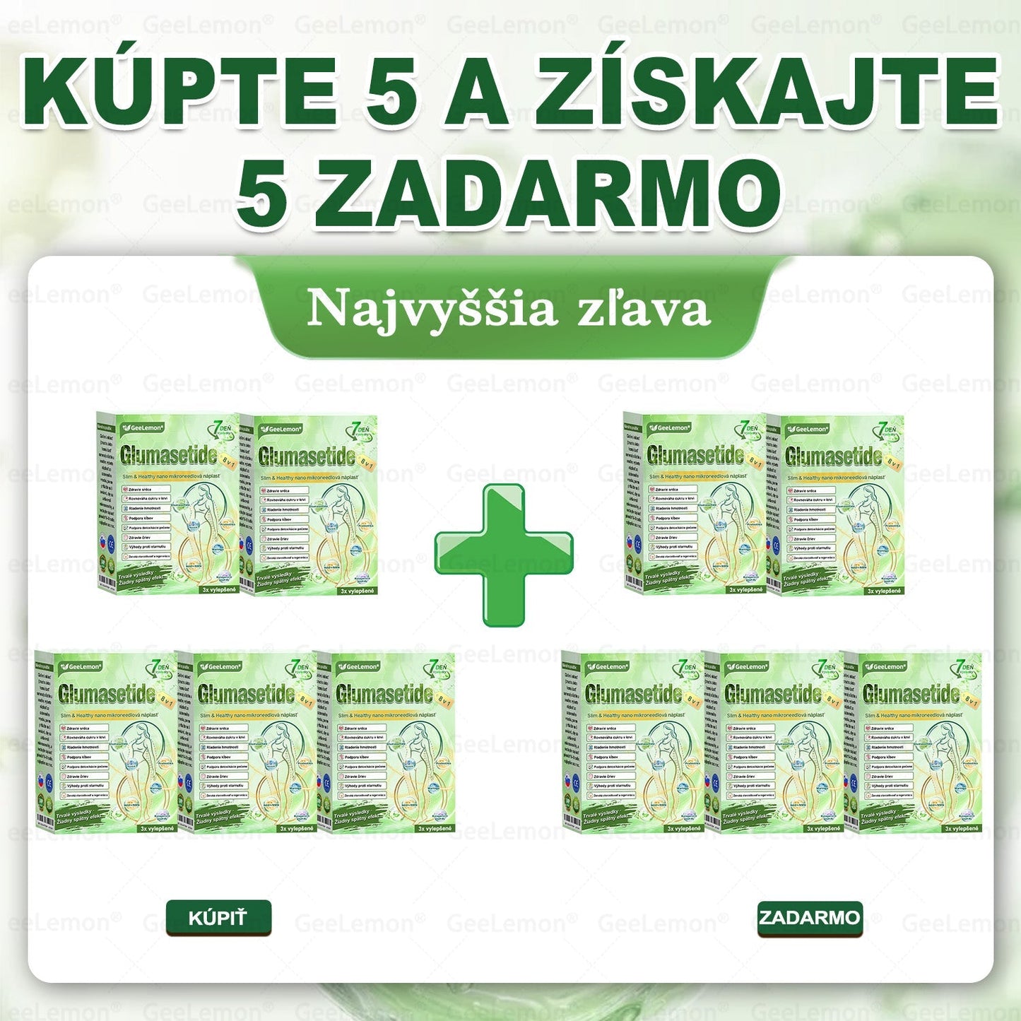🌠| 🎁 𝐆𝐞𝑒𝐿𝑒𝐦𝐨𝐧® Glumasetide 8 v 1 Nano mikrotŕňový náplasť – Len raz denne ✅ Viditeľné zmeny za 7 dní na obezitu, ochabnutú pokožku a zdravie